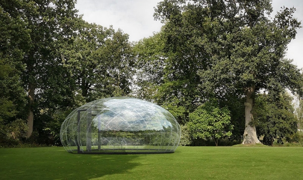 The Design Of This Transparent Outdoor Structure Was Inspired By A Drop Of Water